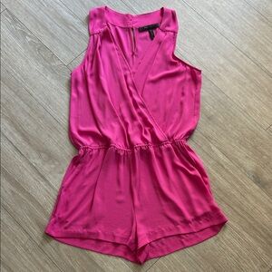 BCBGMaxAzria „Thalia“ Pink Sleeveless Romper